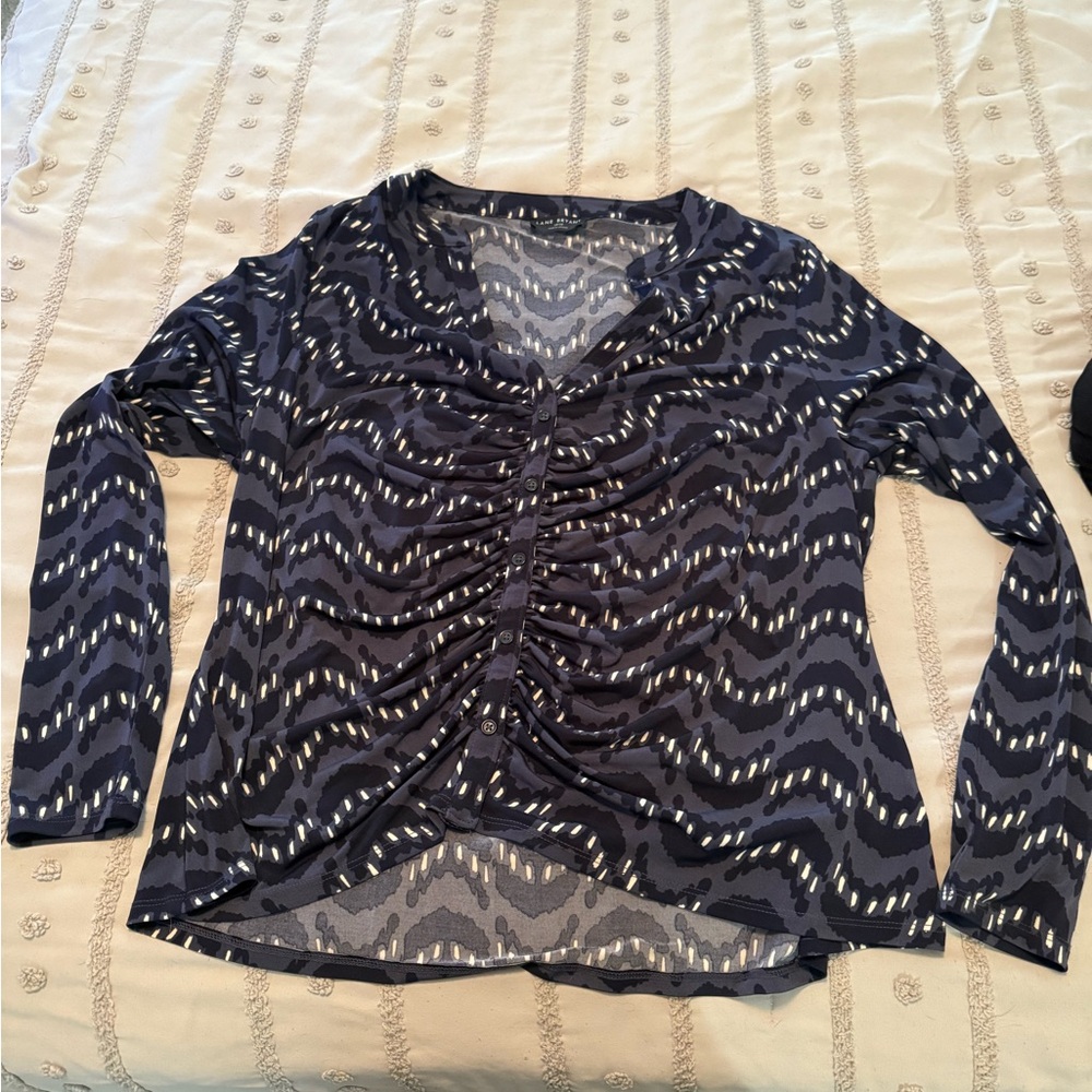 Lane Bryant Ruched Blouse